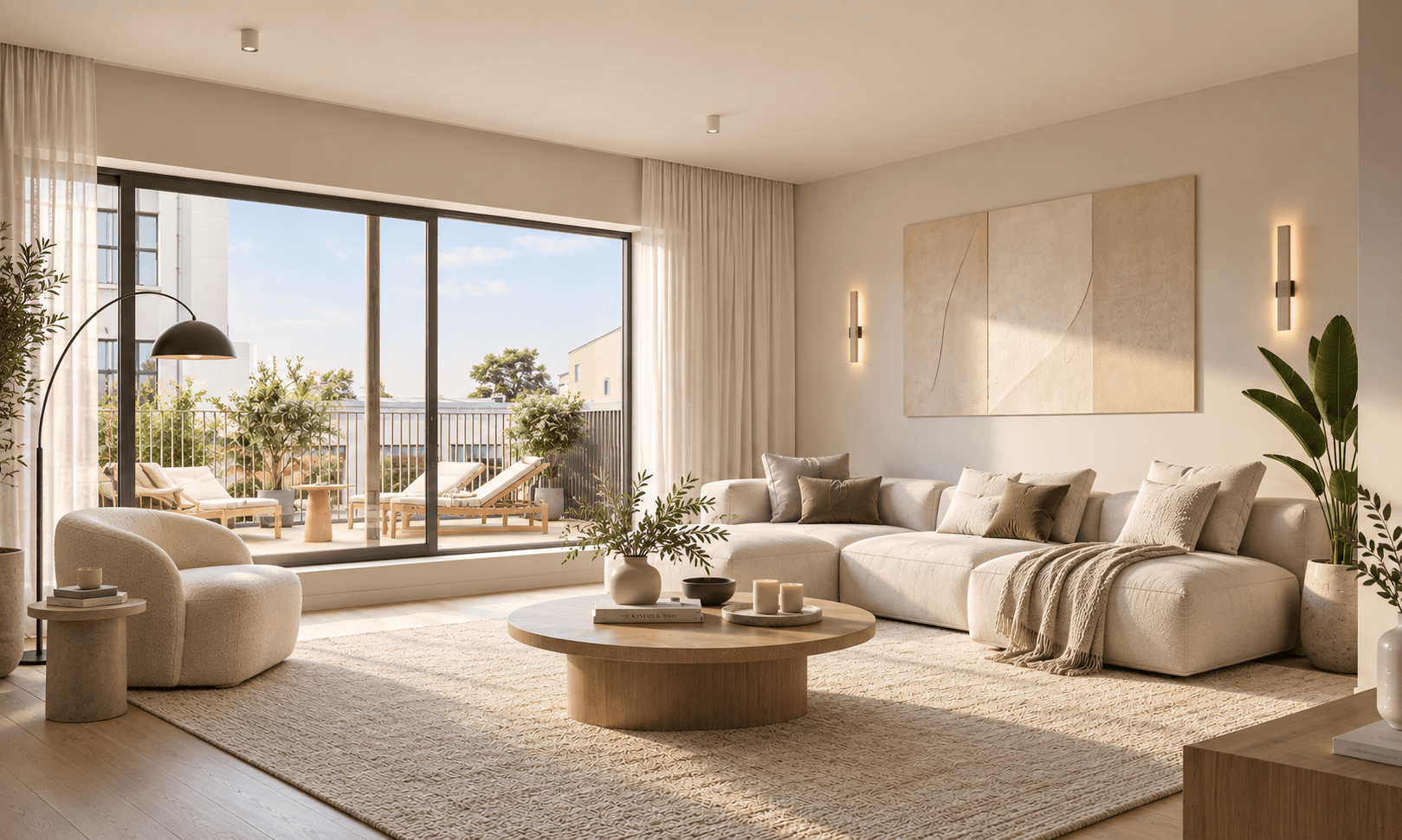 intérieur d'un appartement neuf à Palais, à Schaerbeek
