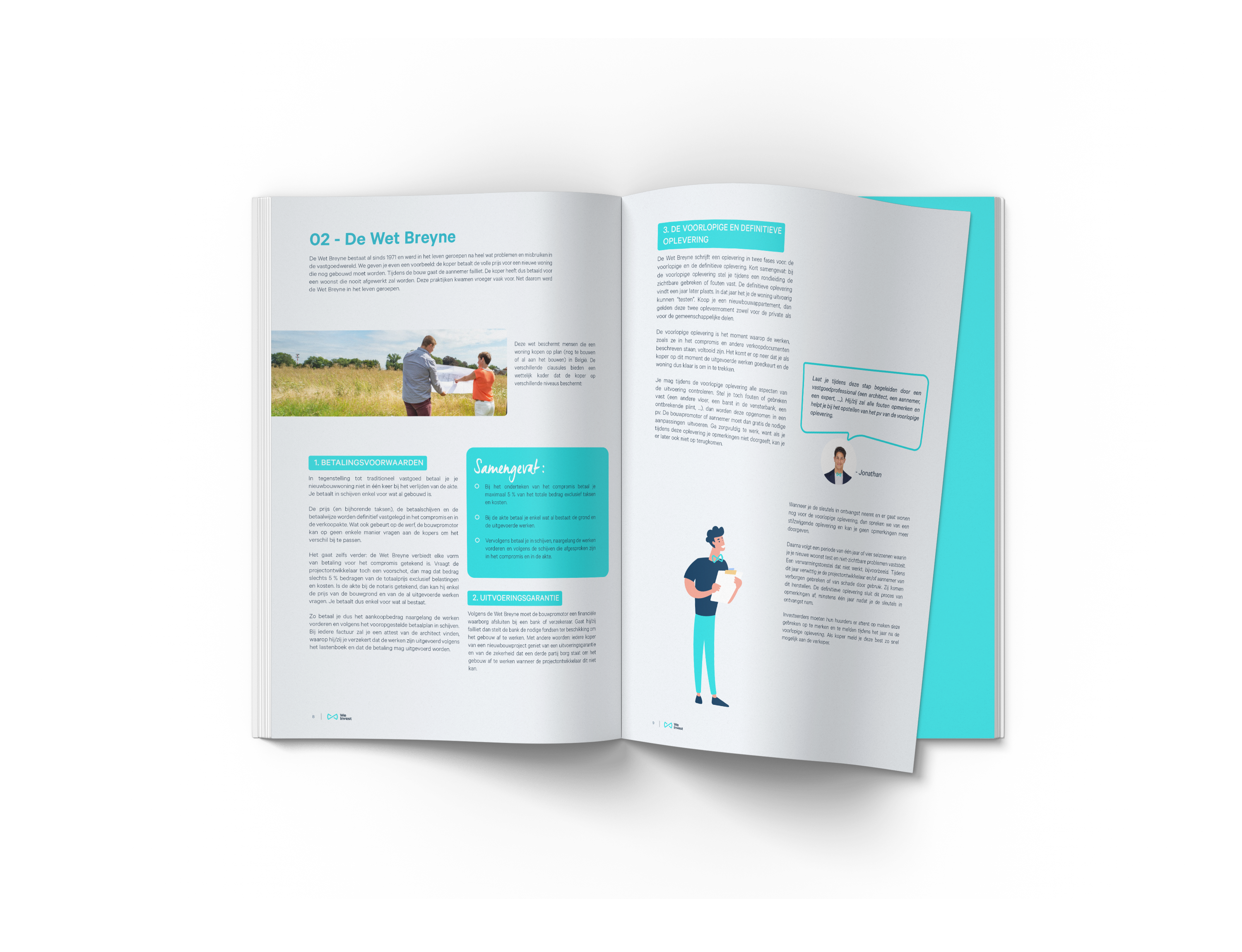 Visual van de ebook 'handboek van nieuwbouw' van We Invest om je te leren hoe je nieuwbouw kan aankopen