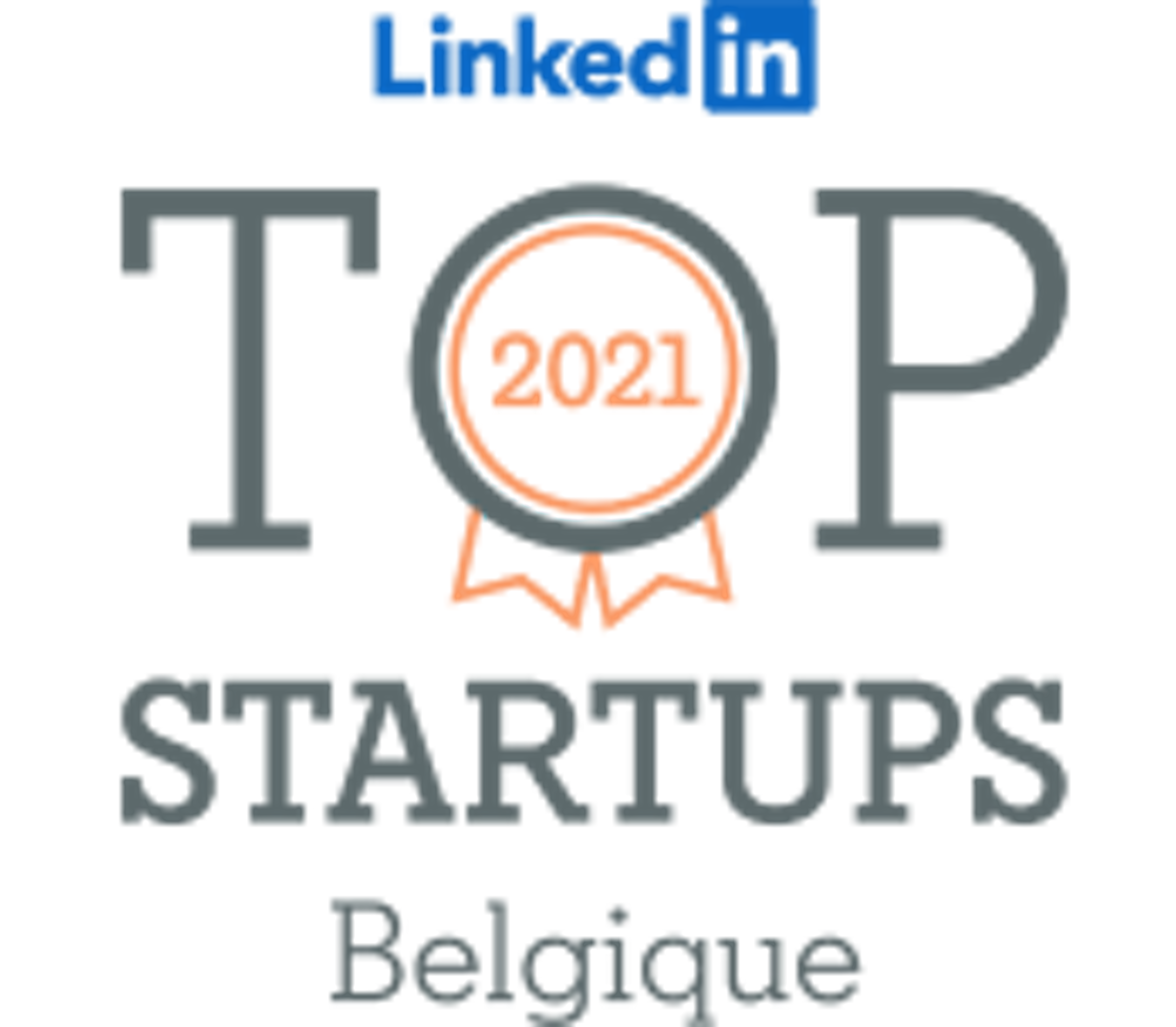 Logo van LinkedIn TOP Startups Belgique