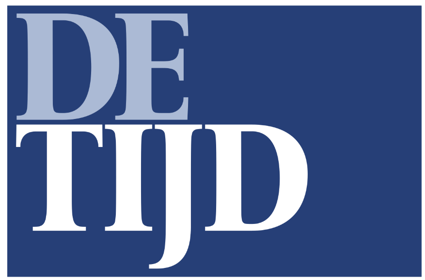 Logo of De Tijd, a newspaper that already published articles on We Invest
