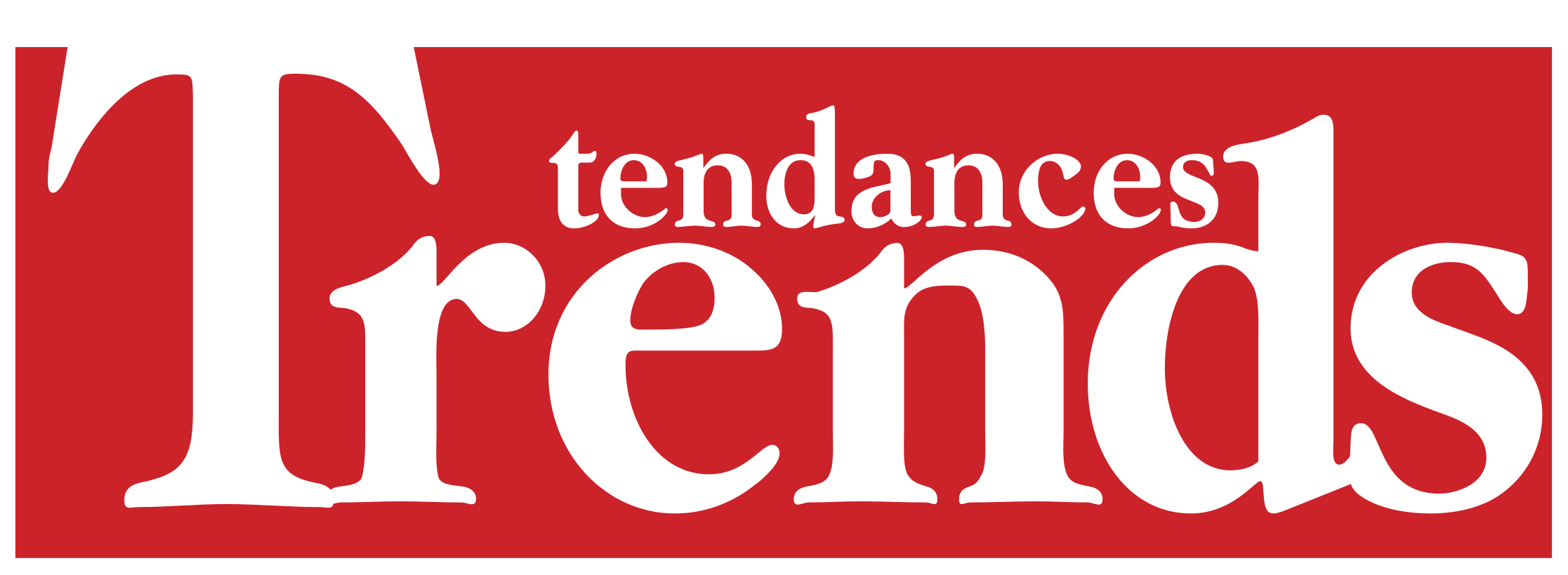 Logo of Trends Tendances, a magazine that published articles about We Invest