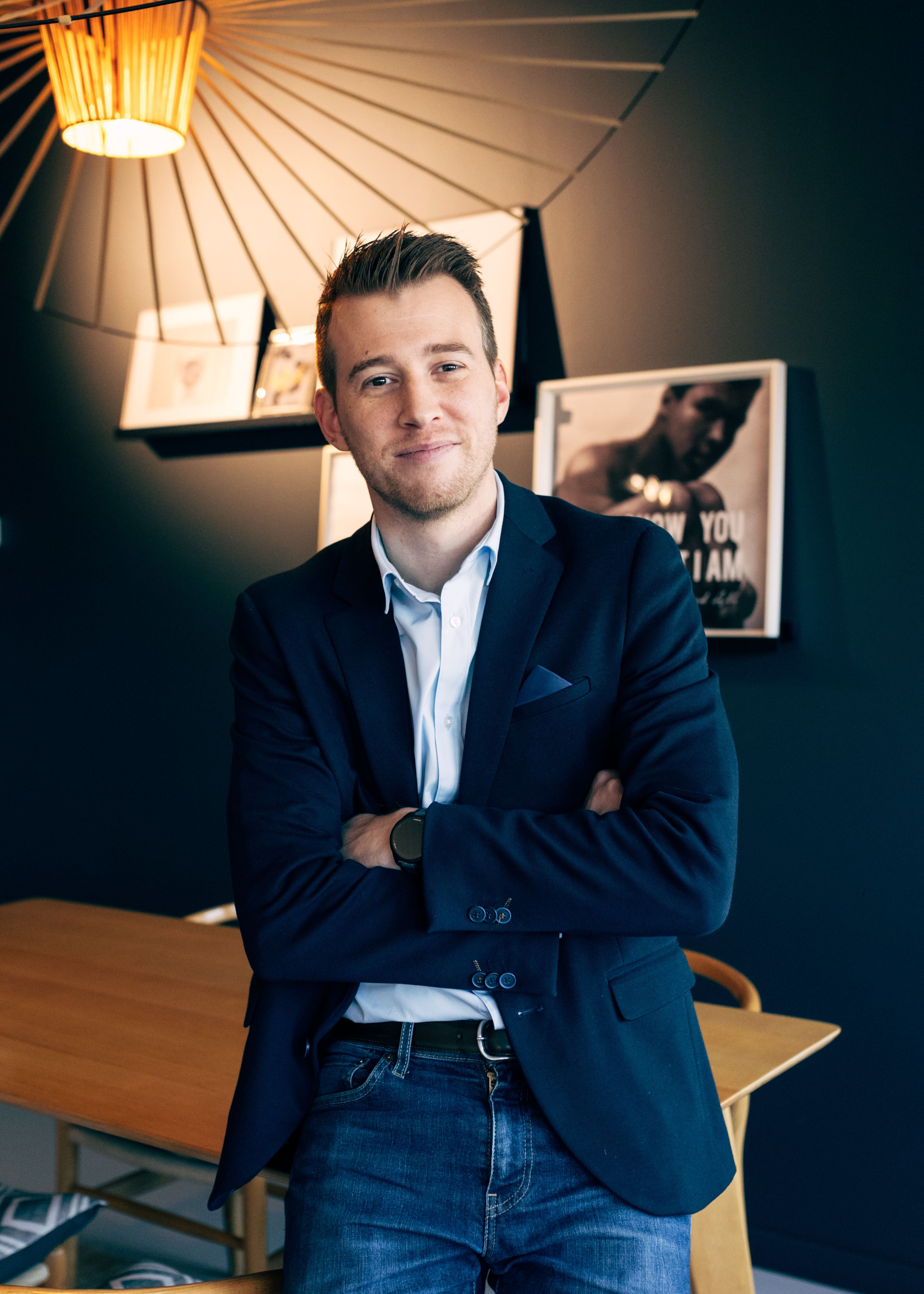 Antoine Dupont, directeur de l'agence immobilière We Invest Bruxelles Est