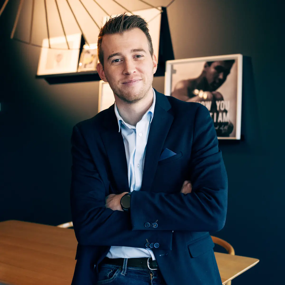 Antoine Dupont, directeur de l'agence immobilière We Invest Bruxelles Est