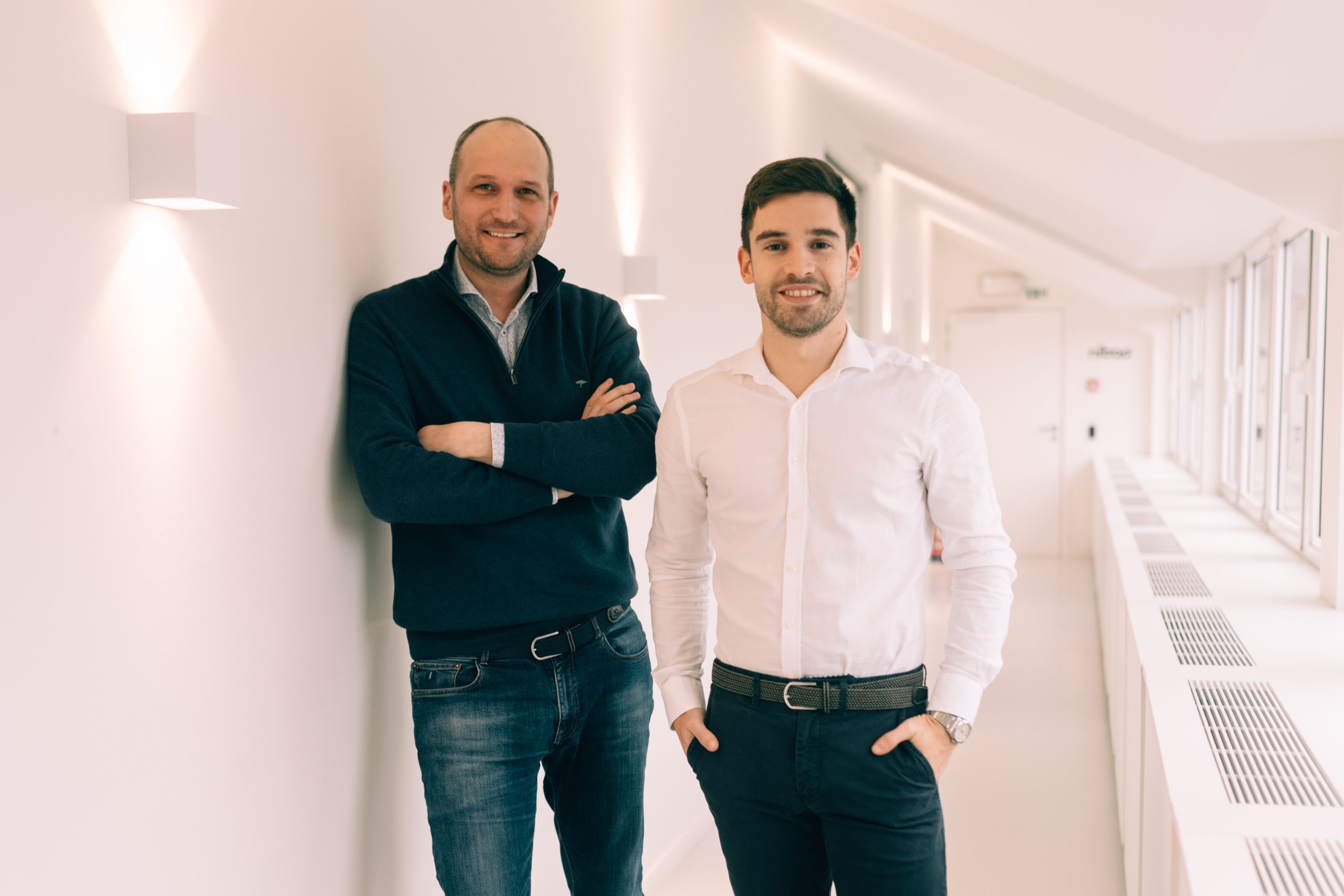 Laurent Braem et Daniel Felicia, directeurs de l'agence immobilière We Invest BW Centre