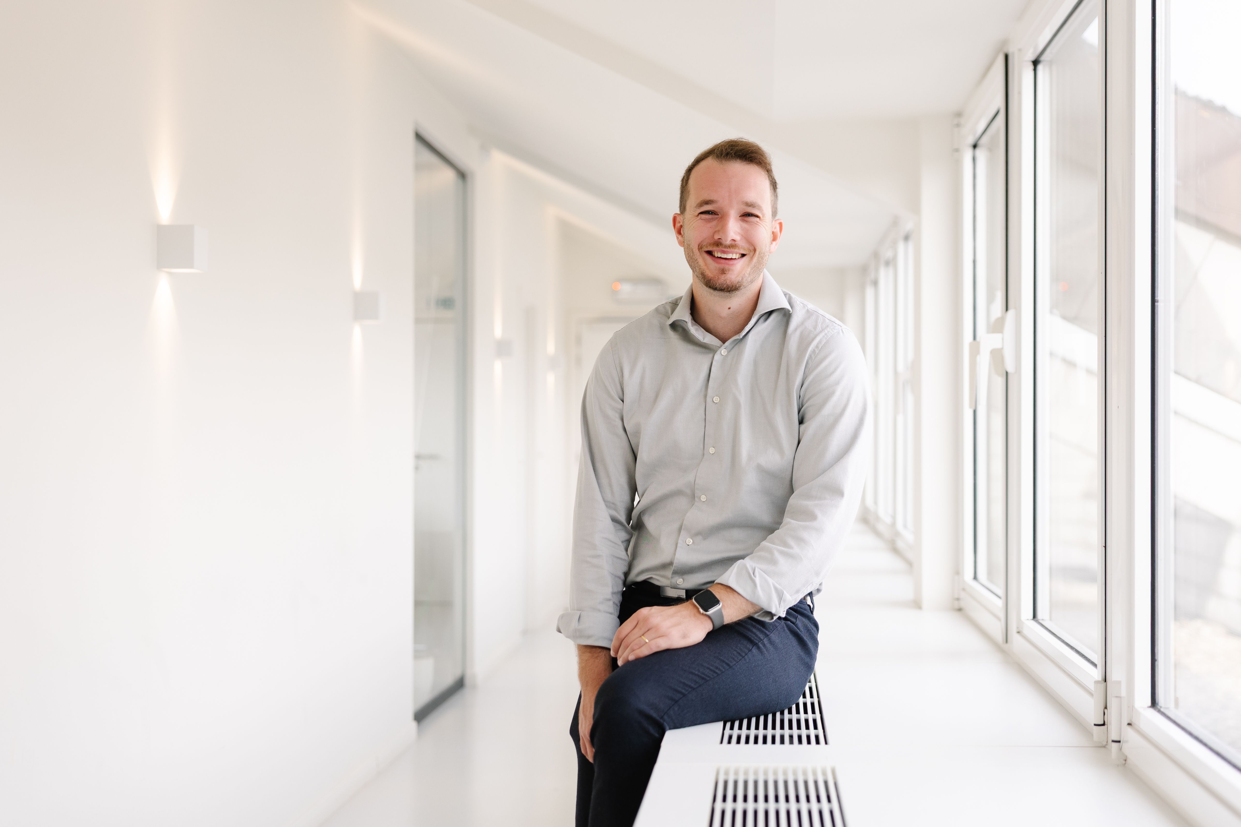 Nils De Block, kantoorbestuurder van het vastgoedkantoor We Invest Dilbeek