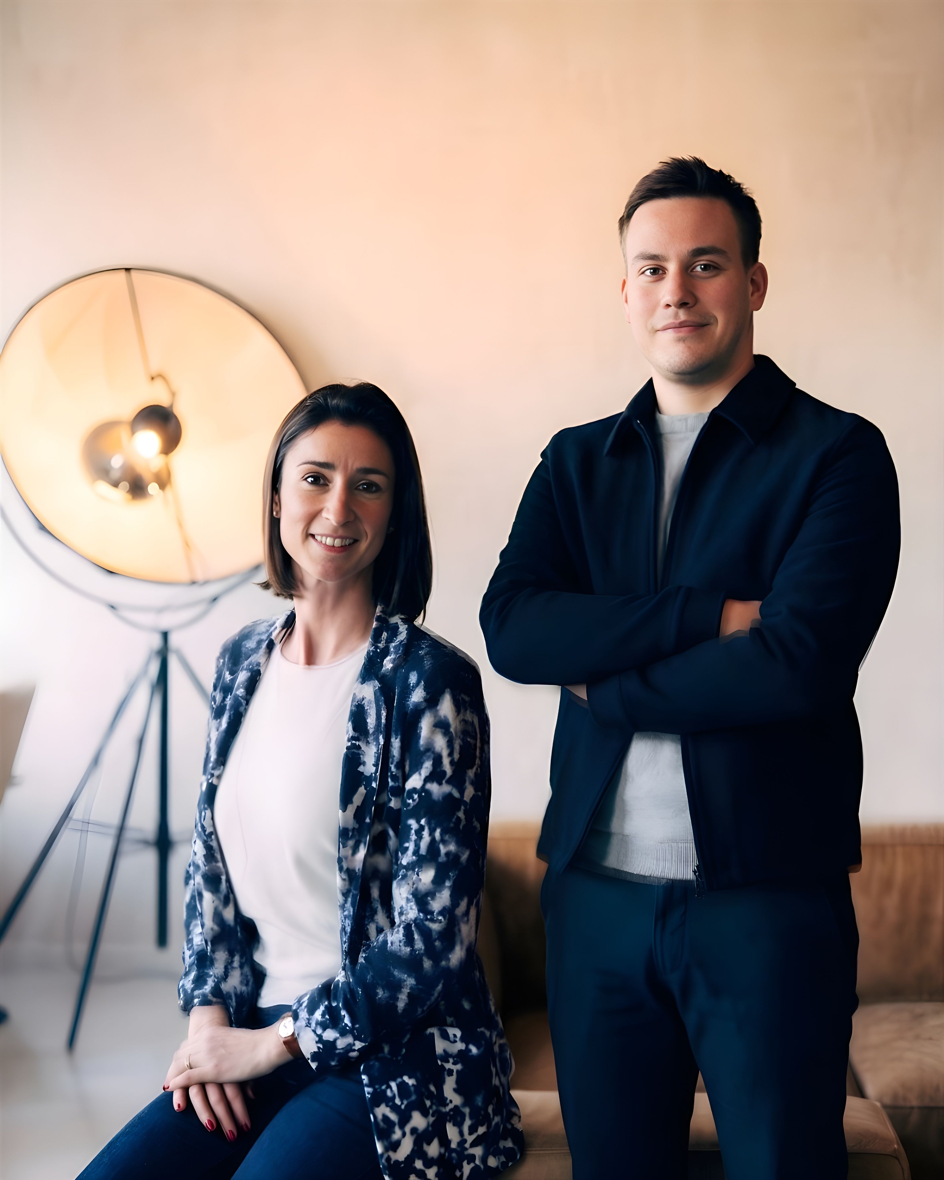 Hélène Degouis et Régis Bernard, directeurs de l'agence immobilière We Invest Ixelles