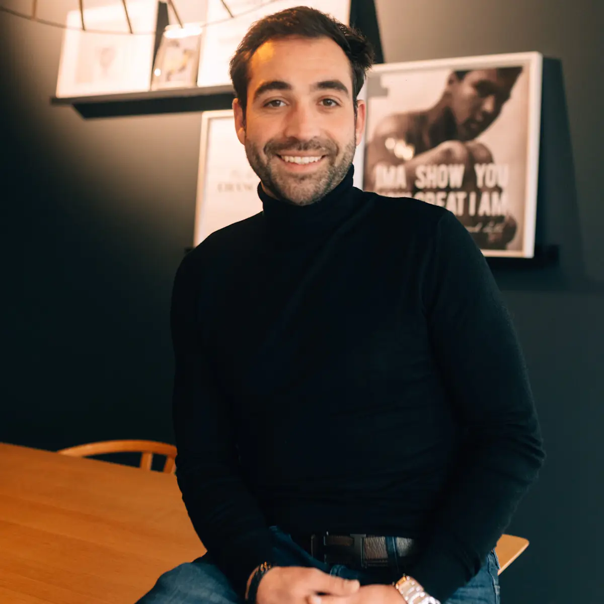 Taylor Hakiki, directeur de l'agence immobilière We Invest Tubize
